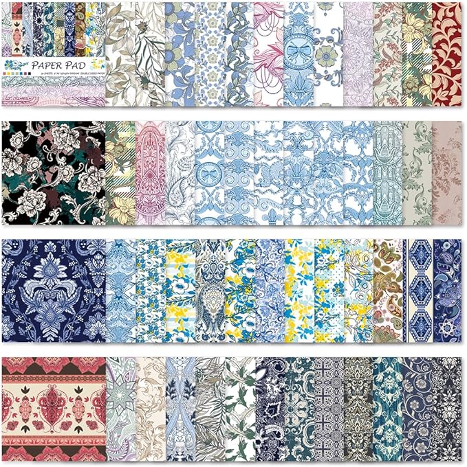 Square Origami Paper 6x6 Double Sided 50 Sheets 50 Colors 70GSM Origami Kit - Image 6