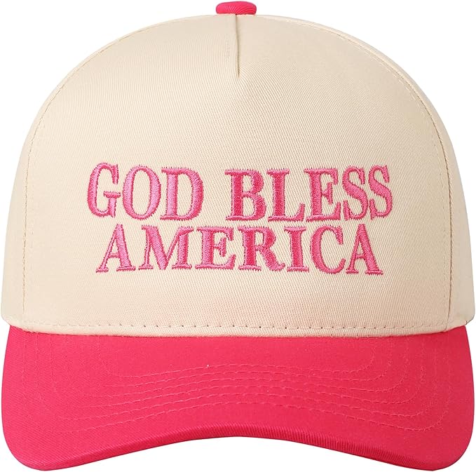 MIRMARU Two-Tone Vintage Canvas Trucker Hats for Men & Women, Adjustable Size Baseball Caps with Trendy Embroidered Design