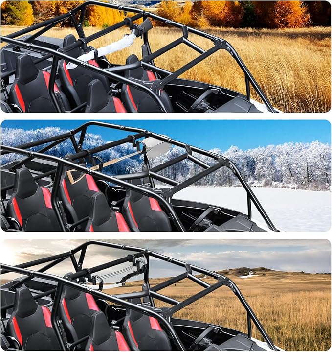 StarknightMT UTV Gun Holder - Roll Bar Tool Gun Rack Fits for 1", 1.5",1.75", and 2" Roll Bar UTV Rack, Gun Mount Compatible with Polaris RZR Ranger Can-Am Kawasaki Snowmobile Golf Cart