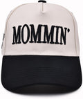 Womens Trucker Hat - with Mommin Embroidery Ponytail Fit - Mothers Day Great Gifts for Mom Wife Stepmom