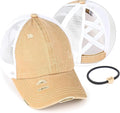 C.C Ponycap Messy High Bun Ponytail Adjustable Glitter Mesh Trucker Baseball Cap