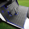 EZGO TXT Golf Cart Floor Mat, Upgraded Full Coverage Liner Mat Replacement Install Easily Thick Rubber Anti-Slip, Fit EZGO TXT (1994+), EX1 (2020), Valor, Cushman Workhorse&Express S4