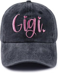 Gigi Mimi Hats for Women, Adjustable Cotton Embroidered Grandma Baseball Cap