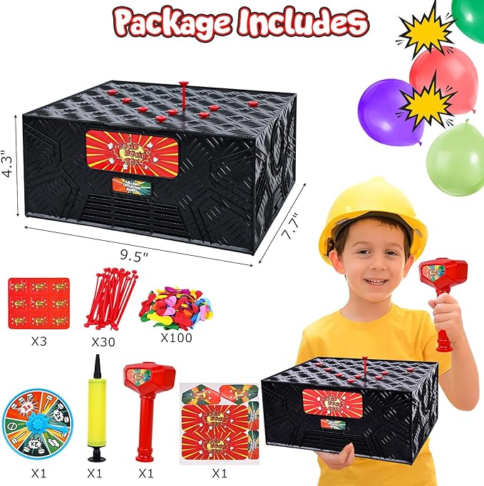 LovesTown Balloon Pop Game, Blast Box Board Games - Image 2