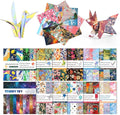 12 Different Packs Full Collection Origami Paper Kit 6 Inch Square Double Sided by Bestartsuppliesforyou