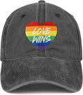 Gay Pride Rainbow Trucker Hat for Men and Women LGBT Embroidered Adjustable Washable LGBTQ Baseball Cap Gifts