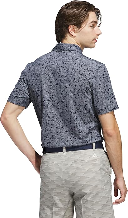 adidas Mens Ultimate365 Mini Bunker Polo Shirt