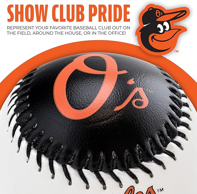Franklin Sports MLB Team Soft Baseballs - Team Logo - Fan Shop Toy Baseball for Kids - Decoration for Desks and Office