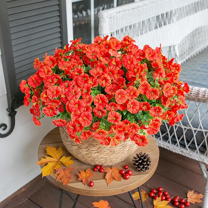 Fake Fall Flowers Artificial Flowers Plants - Image 4