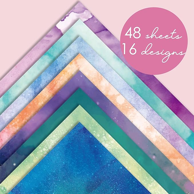 48 sheets 6 X 6 Scrapbooking Cardstock Decorative Paper Pack - Image 7