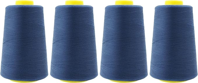 Mandala Crafts 4 Pack of Serger Threads Cones Spools by MandalaCrafts