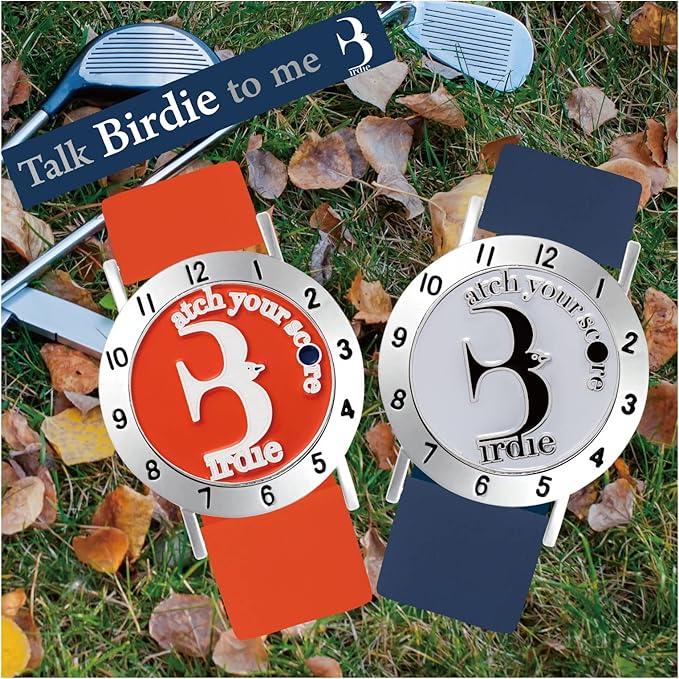 Golf Ball Marker with Golf Stroke Counter Bracelet, Birdie Ball Marker, Golf Accessories for Men and Women, Golf Gifts for Men and Women