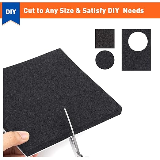 MAGZO 20Pcs Adhesive Foam Padding 1/16 in Thick X 4 in X 4 in, Closed Cell Foam - Image 4