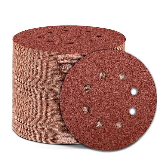 320 Grit 5 Inch Sanding Discs Hook and Loop Sandpaper by SzarintSurfaceCareSolution