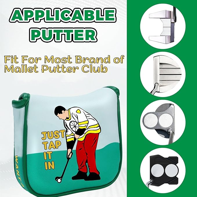 Funny Golf Putter Headcover, Perfect Golf Gift for Men and Women, Golf Accessories for Golfers