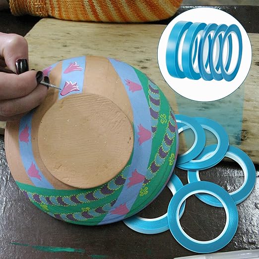Xuniea 5 Rolls of Vinyl Tape Masking Tape Automotive Car Auto Paint - Image 7