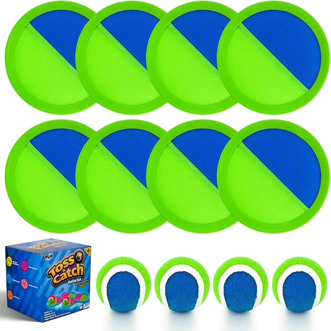 Ayeboovi Toss and Catch Ball Set Outdoor Yard Beach Pool Toys Games by Ayeboovi