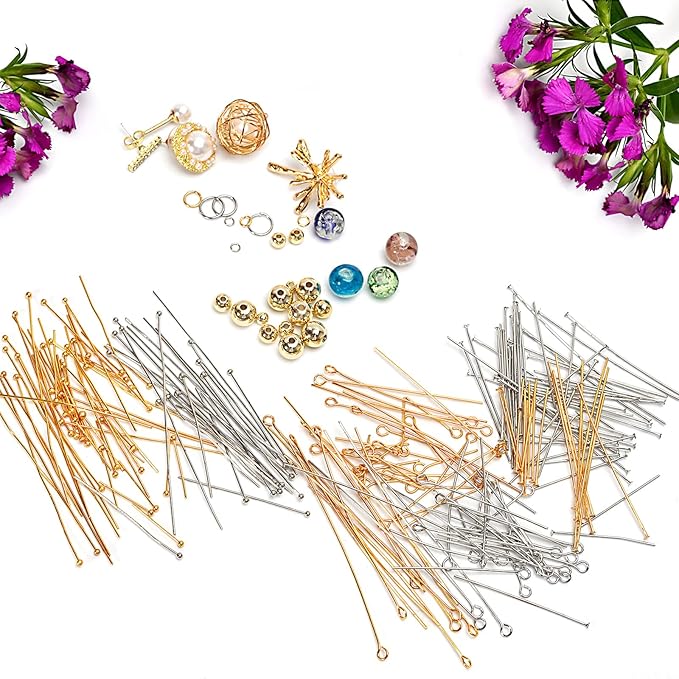 100pcs Silver Filled Eye Pins Non Tarnish Craft Earring Bracelet Jewelry Making - Image 6