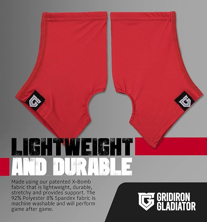 Gridiron Gladiator Cleat Covers - Football Spats - Football Cleat Cover - Cleat Spats for Soccer, Baseball & Softball