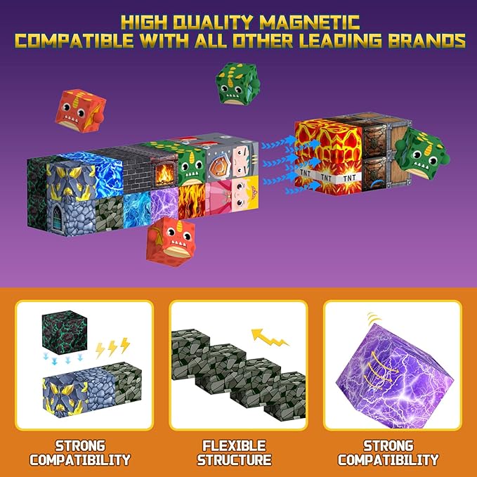 100PCS Magnetic Blocks - Image 4