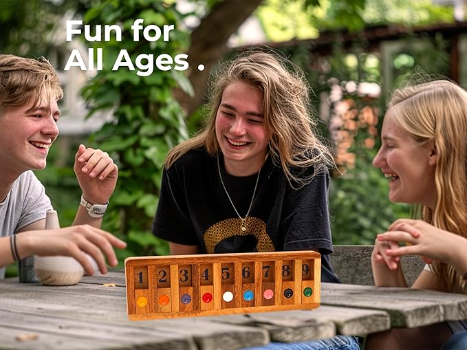 BSIRI Shut The Box Board Games - Image 3