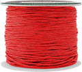 Mandala Crafts 0.5mm 109 Yards Red Cotton Waxed Cord by MandalaCrafts