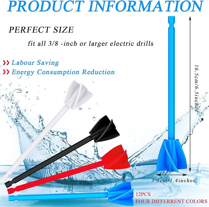 12 Pieces Epoxy Mixer Attachment - Image 2