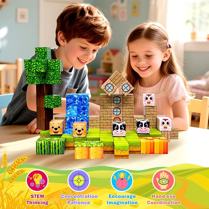 Magnetic Blocks Building Toys for Kids: Magnetic Blocks for Kids Ages 3-4 - Image 4