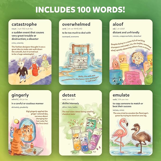 Skillmatics Vocabulary Flash Cards - Image 4