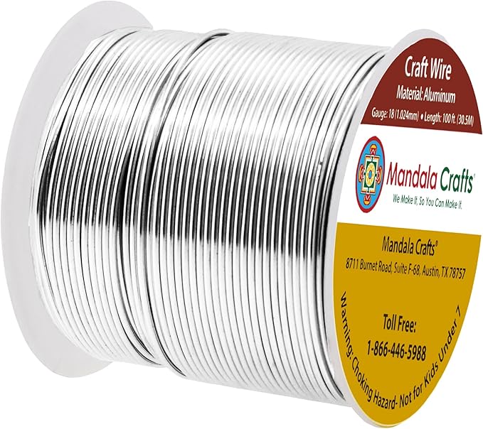 Mandala Crafts 18 Gauge Anodized Aluminum Craft Wire - Image 2