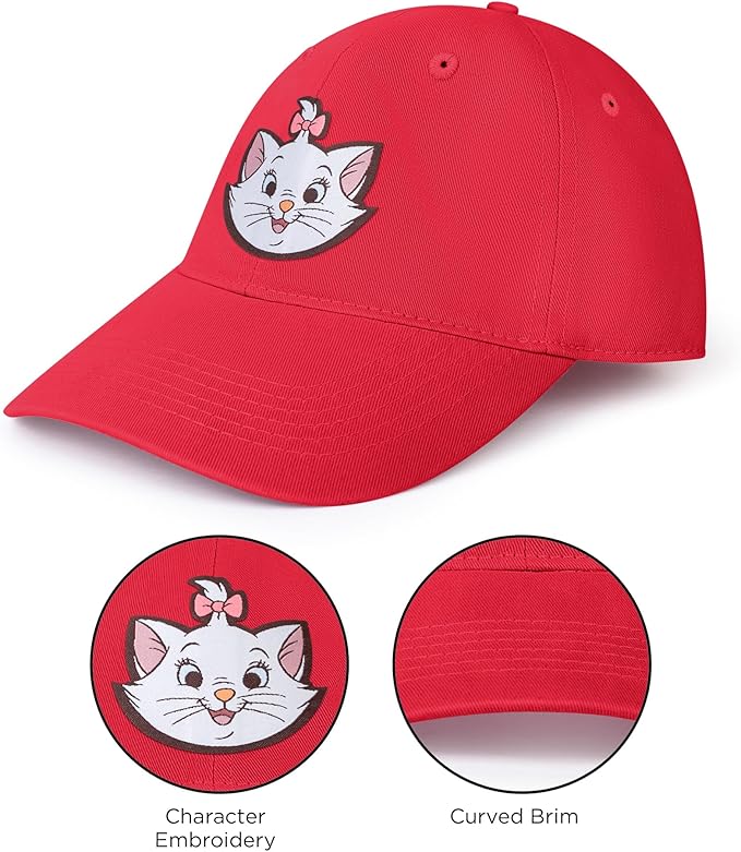 Disney Adult Baseball Cap, The Aristocats, Marie Adjustable Dad Hat