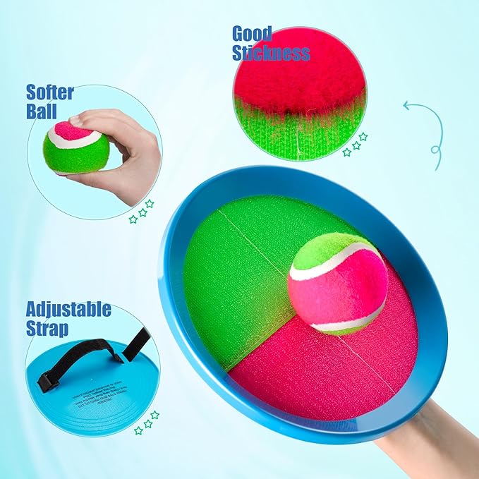 PlayZap Toss and Catch Ball Set Upgraded - Image 3