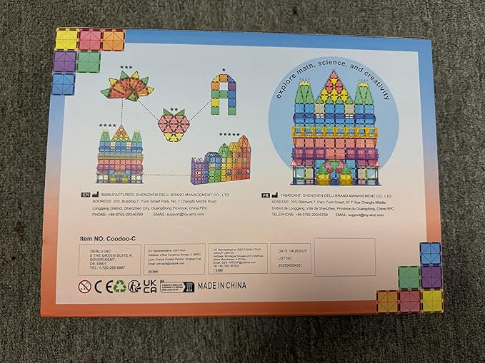100PCS Magnetic Tiles STEM Building Toys Set - Image 9