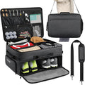 Extra Large Golf Trunk Organizer, Golf Gifts for Men Golfers, 20"x 14"x 10" 2 Layer Golf Trunk Organizer for Car, Water-resistant with Ventilated Compartment for 2 Pair Shoes and More Golf Accessories