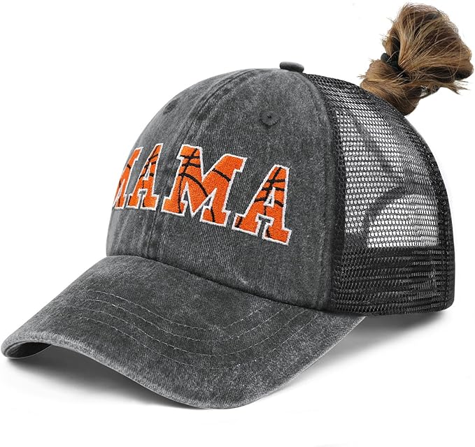 Mama Trucker Hat Mothers Day Birthday Gifts for Mother Mom Mama Embroidered Adjustable Washable Baseball Cap