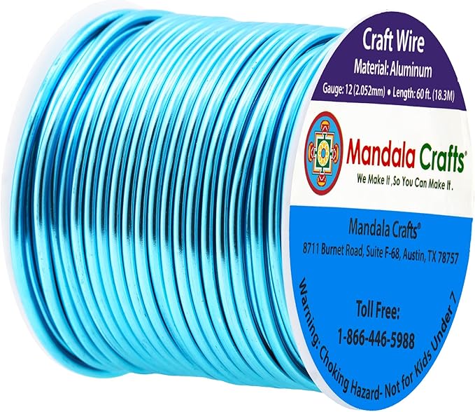 Mandala Crafts 12 Gauge Anodized Aluminum Craft Wire - Image 2