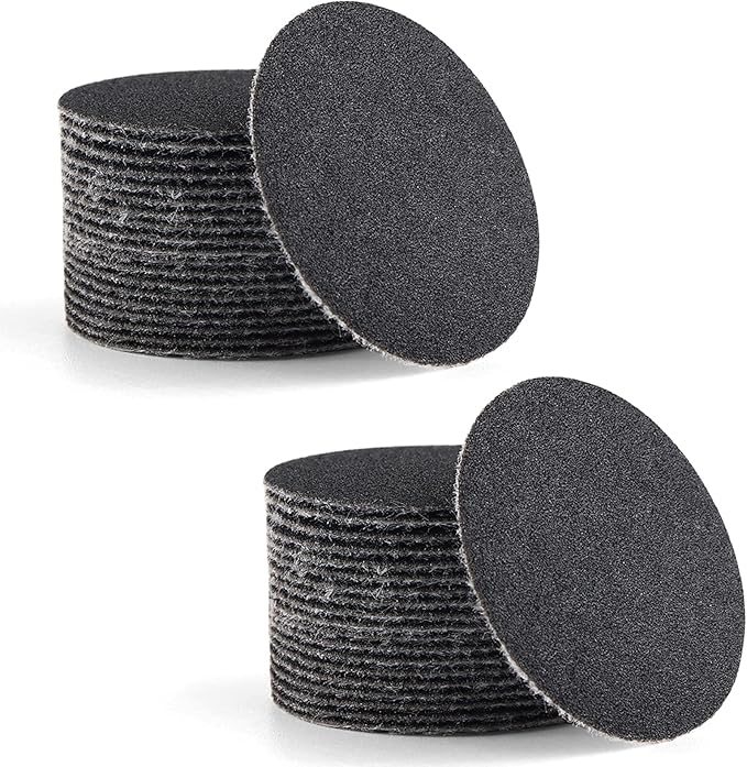 40 Pieces Sanding Disks 1.25" Medium-Grit Sandpaper by CYFUNDESIGN
