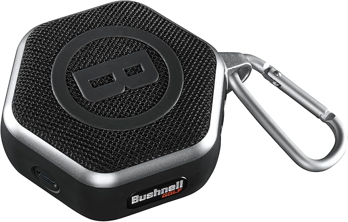 Bushnell Golf Wingman Mini Bluetooth Speaker with GPS Black