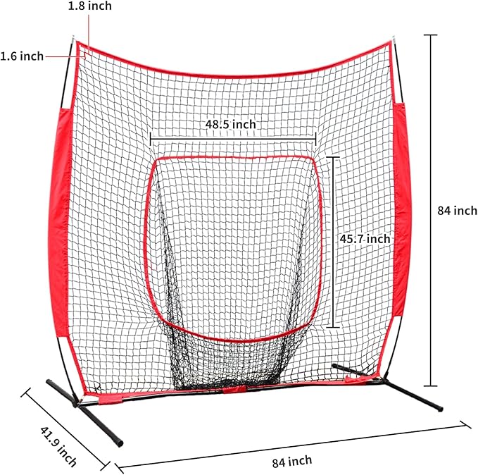Hikeen Baseball Tees - Batting Tee with Portable Tripod Stand for Softball Hitting Training, Includes Carrying Bag