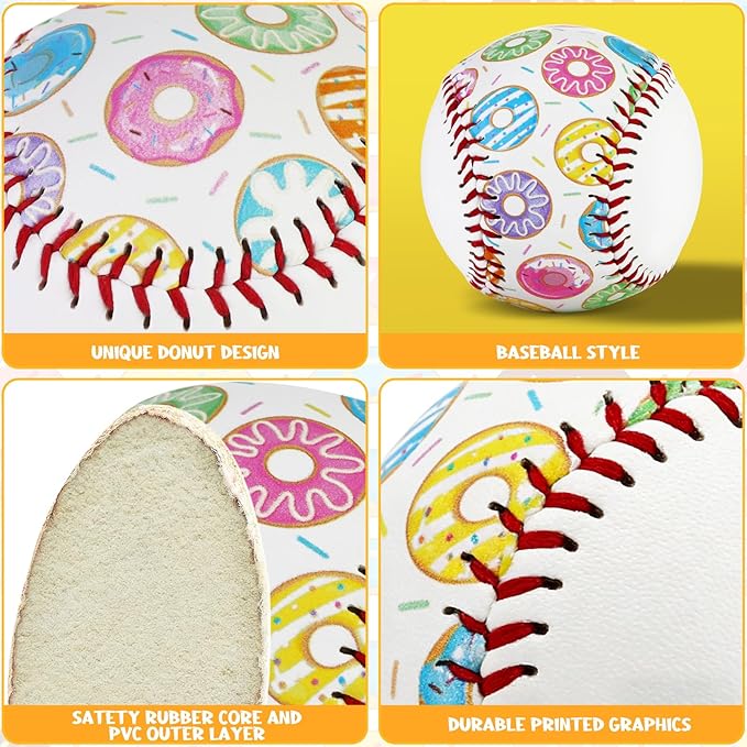 Baseballs PVC 9in Practice Baseball for Training Hitting Lifestyle Decor Ideal Personalized Inspired Gifts for Players Coaches Moms
