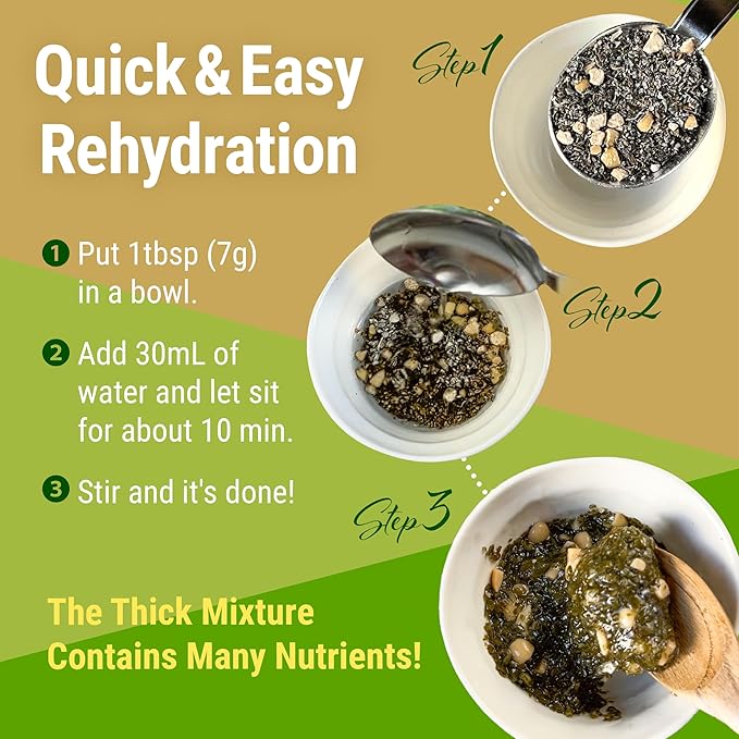 YAMASAN KYOTO UJI Japanese Natto and Kombu Mix, Tasty and Healthy, Freeze-Dried - Image 5