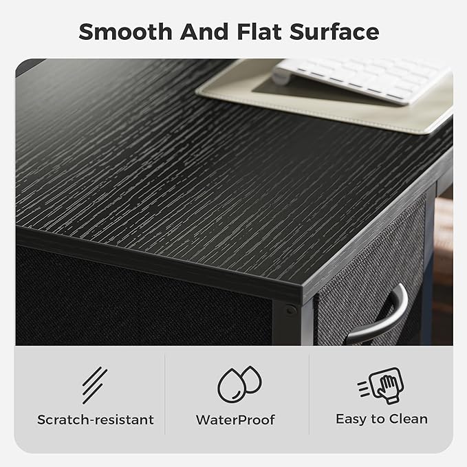 SUPERJARE Reversible L Shaped Gaming Desk - Image 9