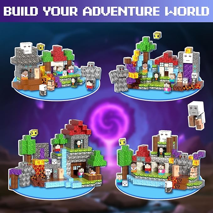 150PCS Magnetic Blocks, Magnet Tiles Toys - Image 3