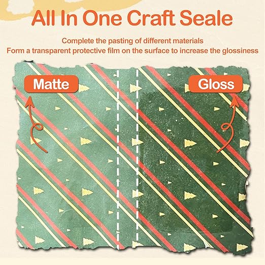 Crafts Sealer Matte Finish, 200ml All Purpose Craft Glue, and Finish, All in - Image 4
