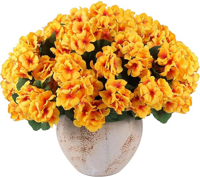 Hananona Artificial Geranium Flowers - Image 2