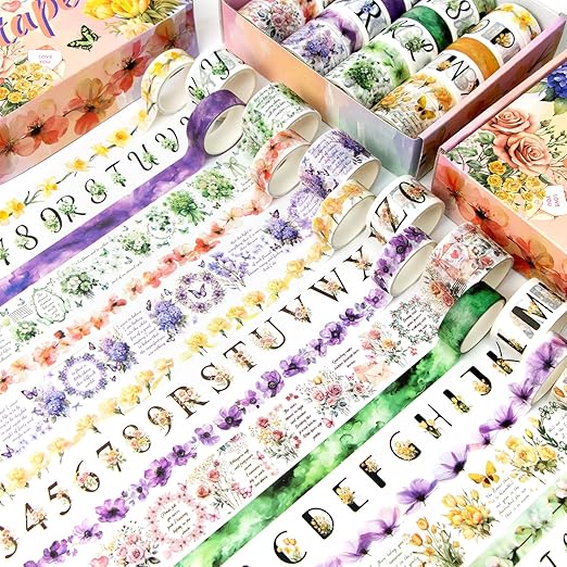 24 Rolls Washi Tape Set - Image 3