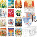 Zhanmai 12 Pack Pre Drawn Canvas by Zhanmai