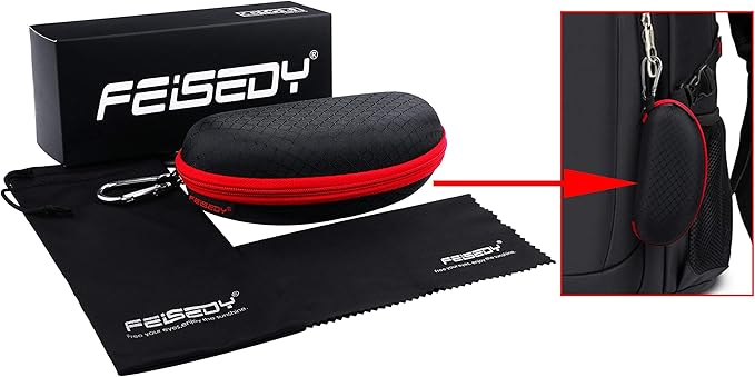 FEISEDY Kids Teens Baseball Polarized Sunglasses Sports TR90 Frame Boys Girls Cycling B2454