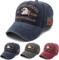 4th of July Hat 250 Anniversary USA Hat American Flag Trucker hat for Women Men Fourth of July Patriotic Eagles Hat