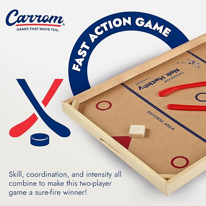 Carrom Champion Nok Hockey Game — Wooden Board Games - Image 7